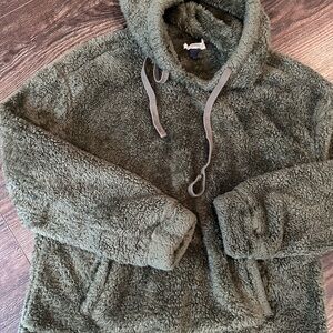 Universal Thread Olive Teddy Jacket